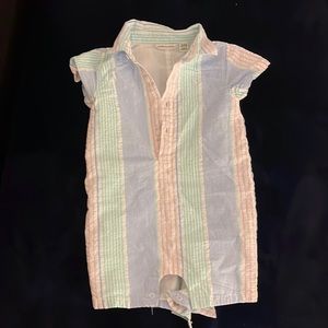 Janie and Jack Seersucker Romper
